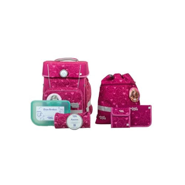 School-Mood Schulranzenset Champion Maxx Hannah (Hase), 7-teilig Grundschule Schulrucksack Schulranzen im Sale